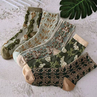 Cute Floral Women's Socks
