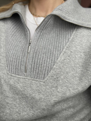 Sonata Fleece Sweatshirt Heather Gray