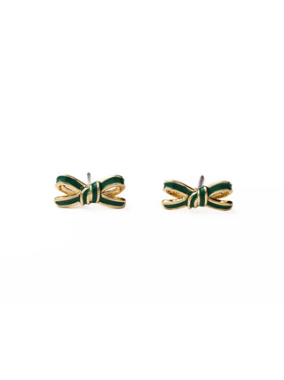 Bow Earrings Forest