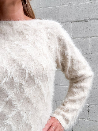 Long Sleeve Boatneck Sweater - Camel Metallic by Liverpool