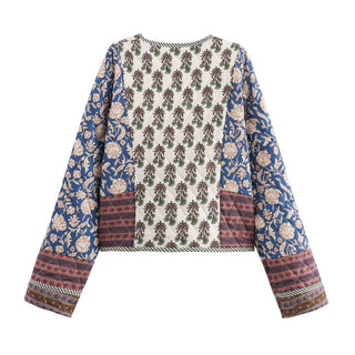 DOUBLE SIDED WEARABLE PRINTED QUILTED JACKET_CWOJA1557