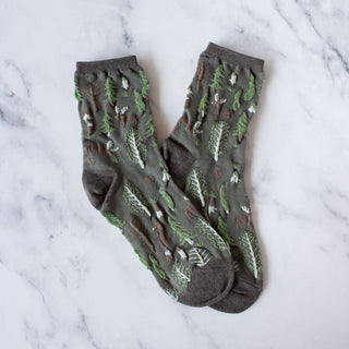 Winter Forest Casual Socks