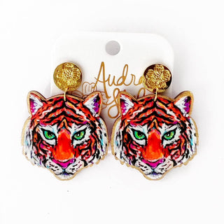 Tiger Earring