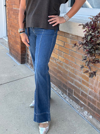 Relaxed HR Seamed Bootcut 32" Ins - Bayshore