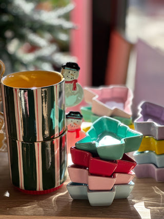 Tree Shaped Stoneware Bowl