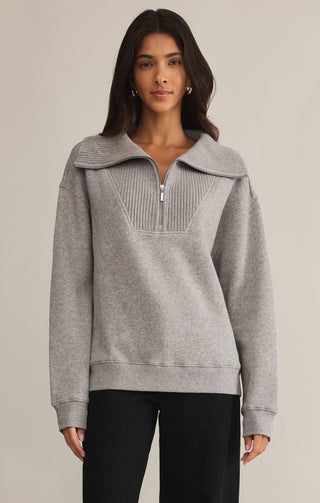 Sonata Fleece Sweatshirt Heather Gray