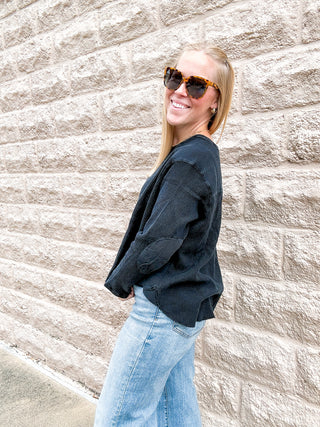 Harlow in Washed Black
