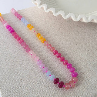 Ombre Semi-Precious Beaded Necklace