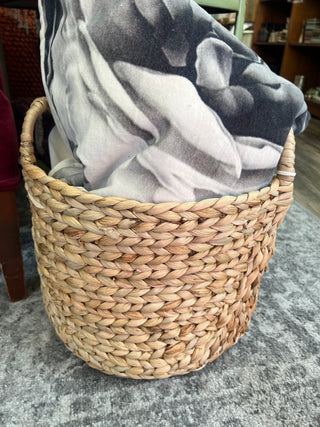 Water Hyacinth Basket with Handles