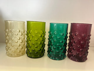 Hobnail Drinking Glass