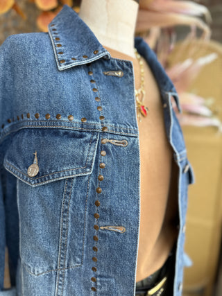 Daze Beau Jacket in Vintage Blue