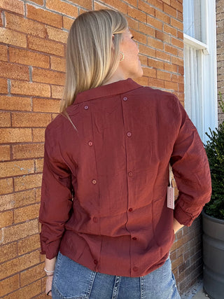 Terracotta Button Down