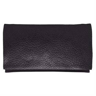 Eloise Handcrafted Leather Wallet: Charcoal