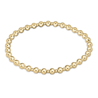 Grateful Gold 4mm Bracelet - Extends