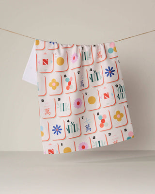 Tile Toss Tea Towel