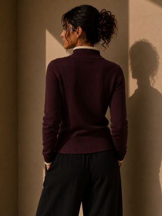 The Reese Zip Knit Sweater - Two Way Zipper Knit Top