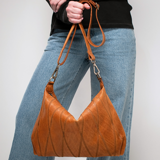 Avery Diamond Leather Crossbody Bag