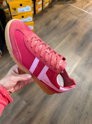 Women's Tornado Sneaker Deep Red/Candy Gola