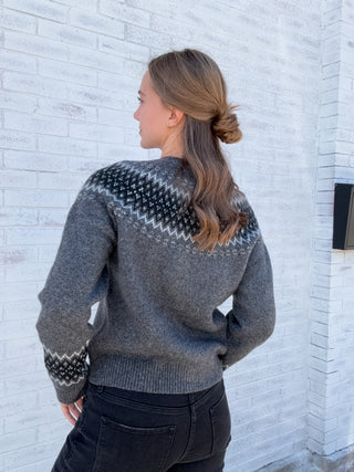 Amina in Charcoal Grey