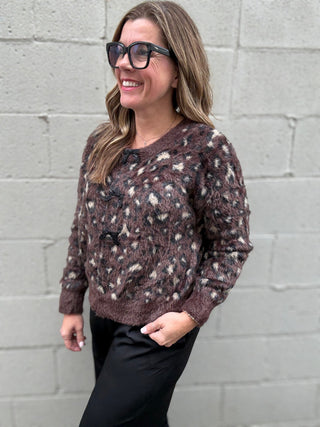 animal print sweater