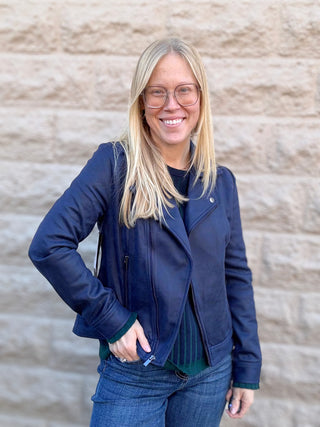 Moto Jacket Mystic Navy by Liverpool