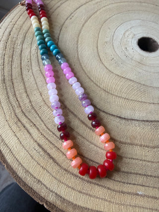 Rainbow Agate Necklace