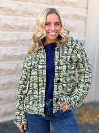 Cargo Shacket Green Plaid by Liverpool