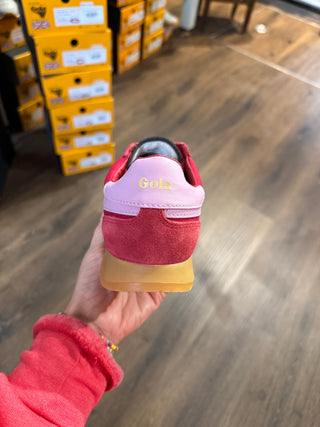 Women's Tornado Sneaker Deep Red/Candy Gola