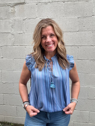 Flutter Sleeve Top