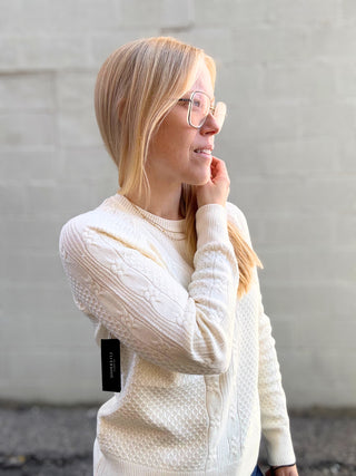 Raglan Sweater Alabaster