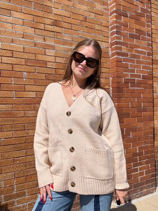 Theo Cardigan Champagne