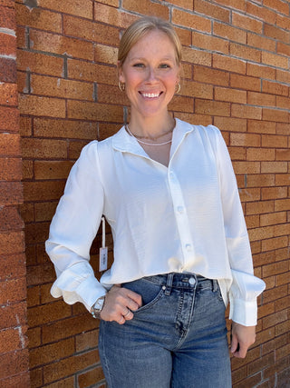 Off White Blouse
