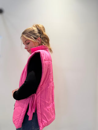 Petra Reversible Vest Pink