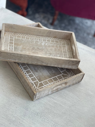 Etched Wood Trays