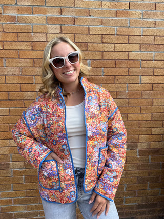 Heidi Quilted Jacket Blues