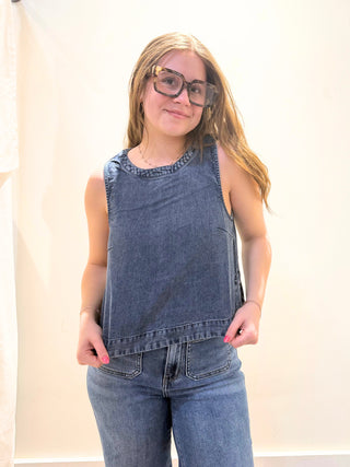 It's Pouring Sleeveless Top