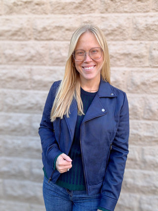 Moto Jacket Mystic Navy by Liverpool