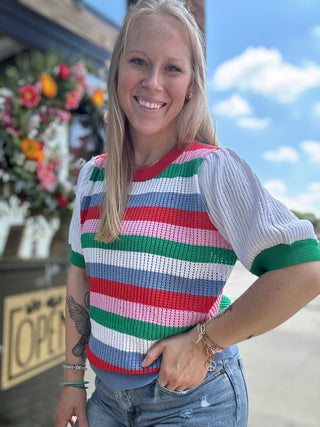 Summer Stripes Sweater