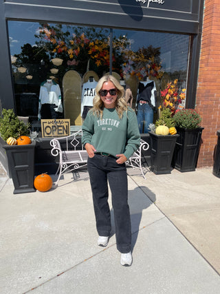 Yorktown Crewneck Sweatshirt Washed Green