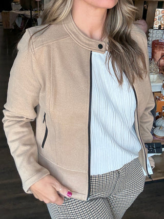 Biker Jacket Camel