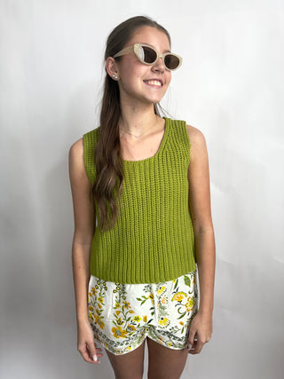 Sundays Sweater Tank by Sage the Label