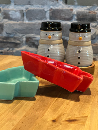 Tree Shaped Stoneware Bowl