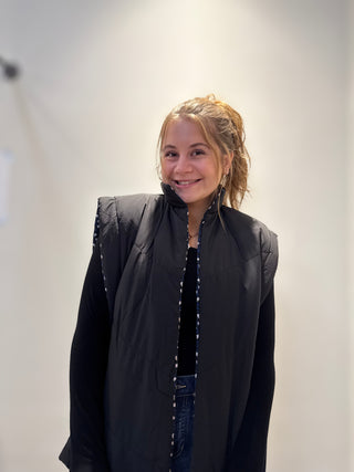 Petra Reversible Vest Black