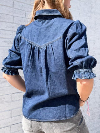 Antonia in Dark Cobalt
