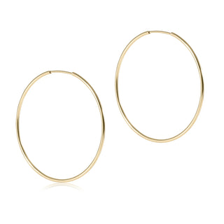 Endless Round 1.25" Gold Hoop enewton