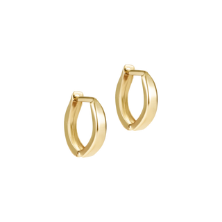 huggie gold 0.5" hoop