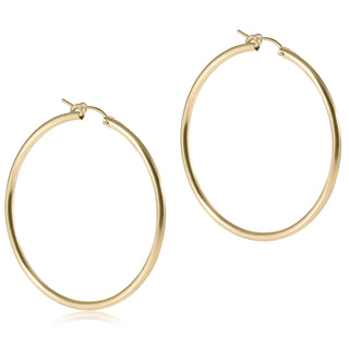 Smooth 2" Gold Hoop enewton