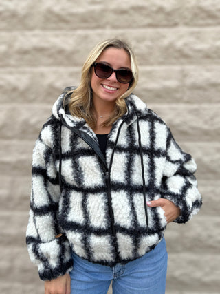 Zip up Hoodie Plaid by Liverpool