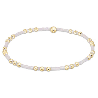 Hope Joy Bracelet - Silky White enewton