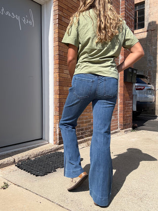 Hannah Flare with Seam Detail 32"